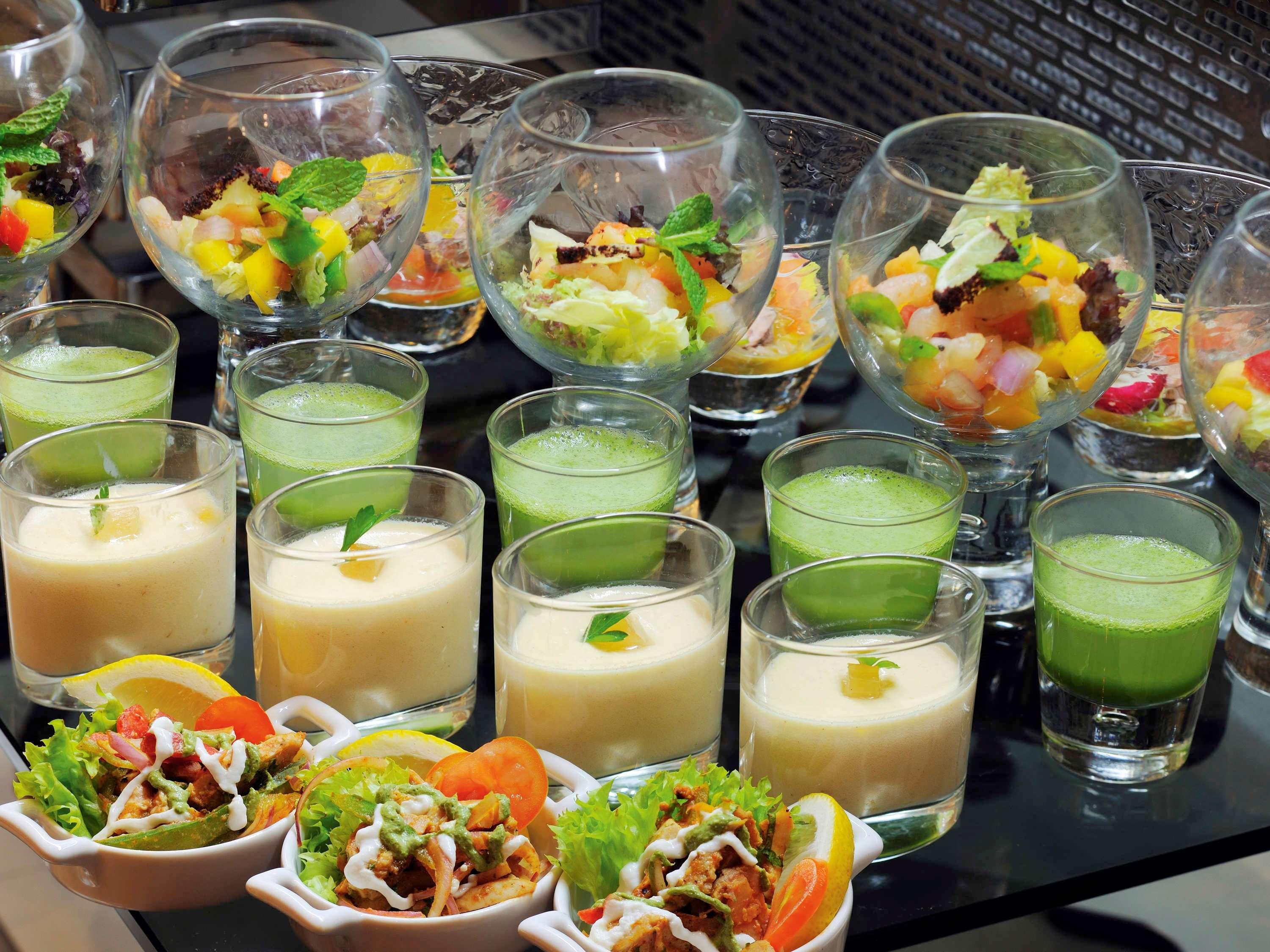 Moevenpick Hotel Jumeirah Lakes Towers Dubai Exterior photo A selection of cold soups